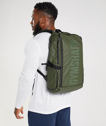 Plecaki Akcesoria Gymshark X-Series 0.3 Backpack Oliwkowe | PL 4161GSO